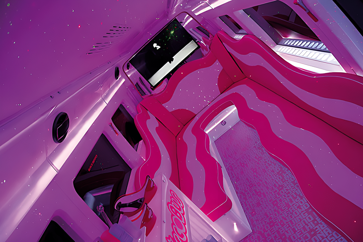 Mercedes-Benz Bus Disco Rosa